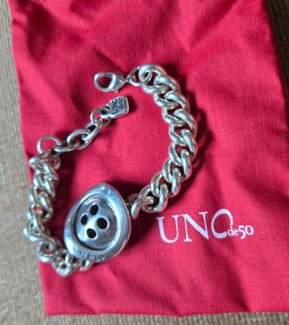 Bracciale UnoDe50 - Bottone Argento