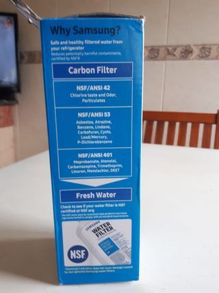 Filtro Agua frigorifico Samsung 