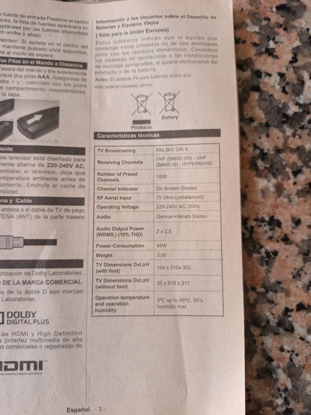 Telefunken LED 22" - TV