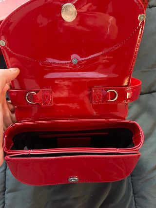 Bolso bandolera Diesel rojo
