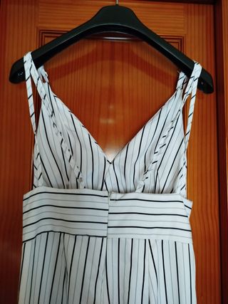 Mono rayas negro blanco T-S