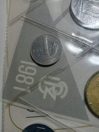 Monete Italia 1981: Serie completa