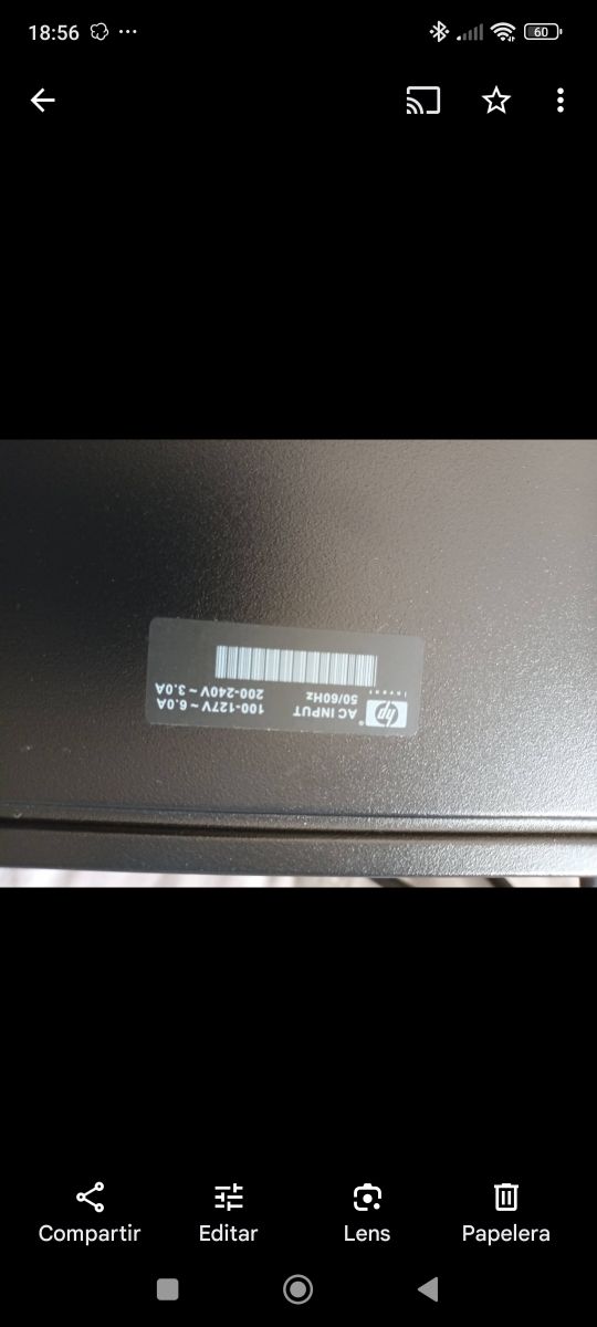 Ordenador HP sobremesa