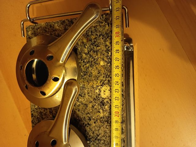 Piedra asar de mármol. Con dos quemadores. salud