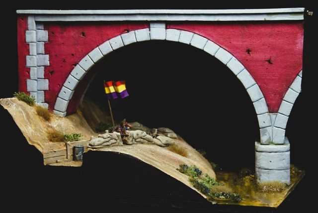 Diorama Puente de los Franceses - Guerra Civil