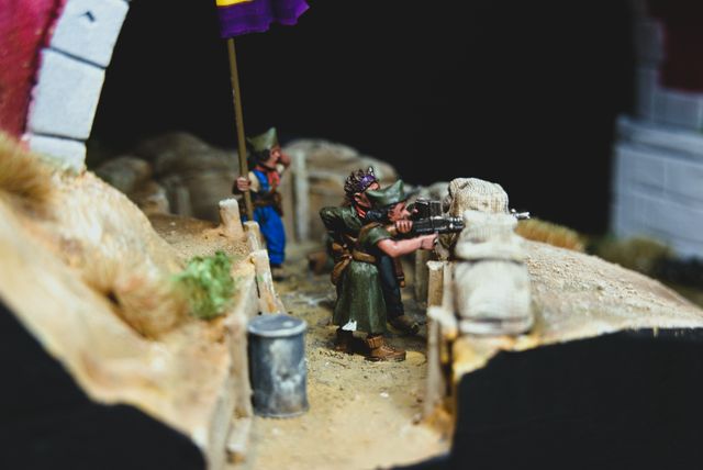 Diorama Puente de los Franceses - Guerra Civil