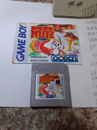 Juego Mr. Nuzt Game boy