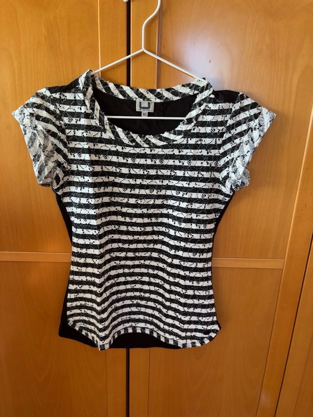 Camiseta Adolfo Domínguez XS - Blanco&Negro