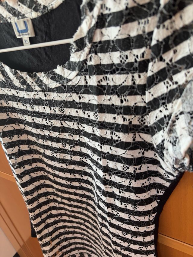 Camiseta Adolfo Domínguez XS - Blanco&Negro