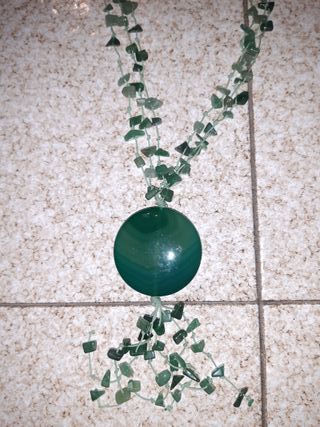 Collana pietre verdi