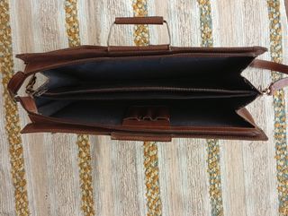 Cartera Portafolios Marrón