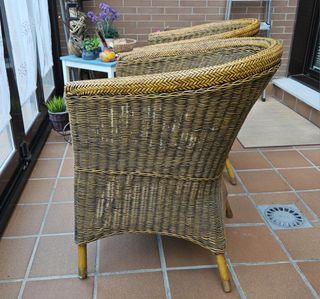 PAREJA SILLONES MIMBRE