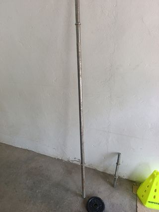 Barra de pesas vintage