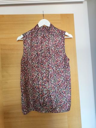 Blusa Mango estampada multicolor