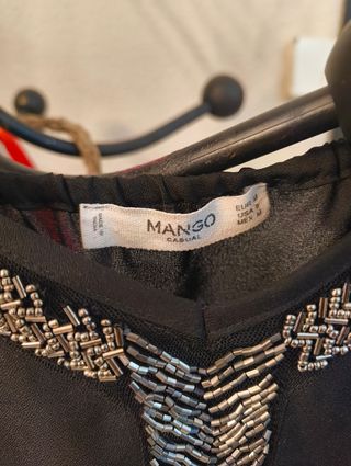 Vestido negro Mango 