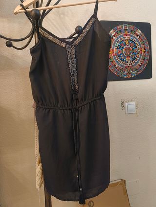 Vestido negro Mango 