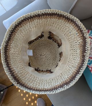 Sombrero rafia ajustable