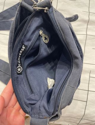 Bolso bandolera Converse azul