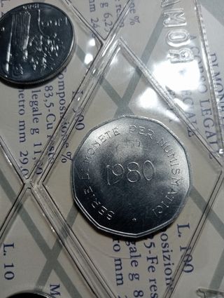 Set monete Italia 1980