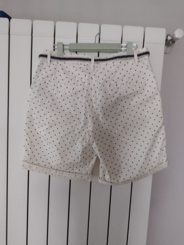 Shorts Esprit panna pois bianchi
