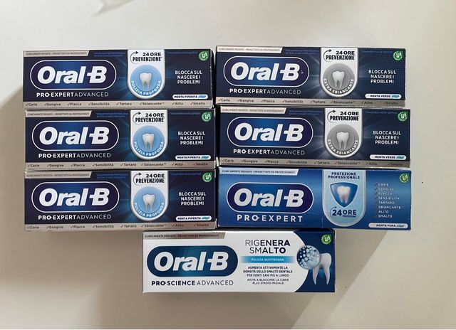 7 Dentifrici Oral-B Pro-Expert