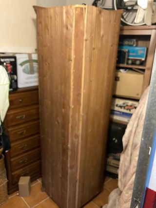 Vitrina rinconera madera - marrón