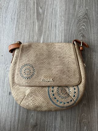 Bolso Desigual beige y marrón