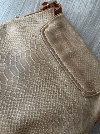 Bolso Desigual beige y marrón