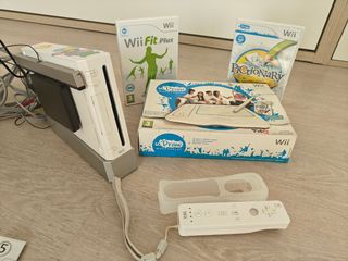 Wii + Wii Fit Plus + juegos, solo en mano