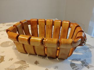 Cestino Ceramica Intrecciato