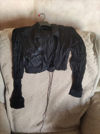 Camisa Zara negra - Talla M