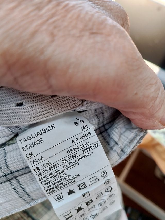 Completo bimbo 8 anni: maglietta e shorts