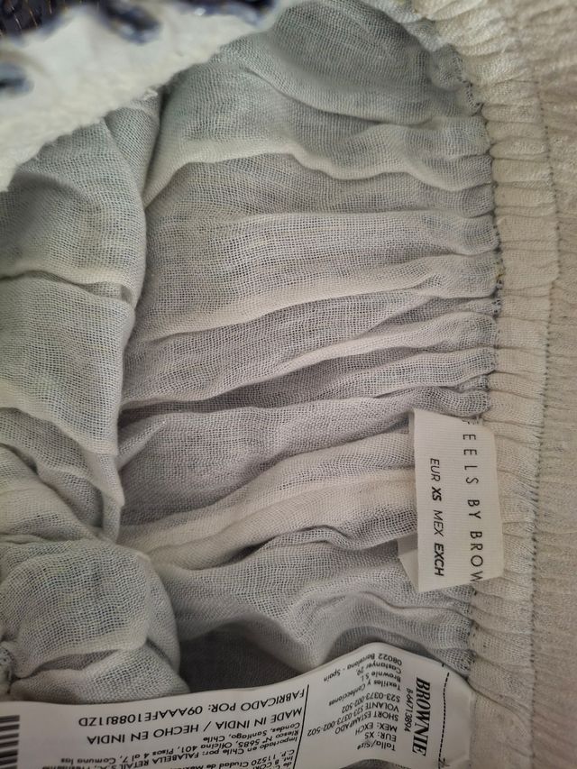 Shorts Brownie estampados azules