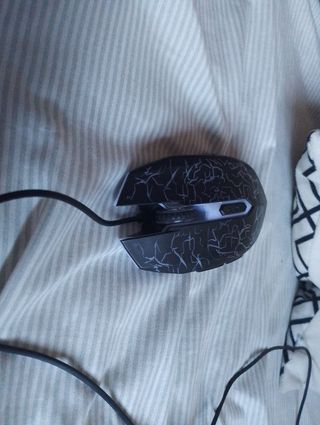 Ratón Gaming rgb MTK - Negro/Gris