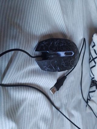 Ratón Gaming rgb MTK - Negro/Gris