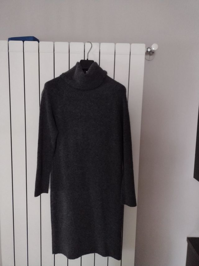 Vestito maglia grigio - Tg.M