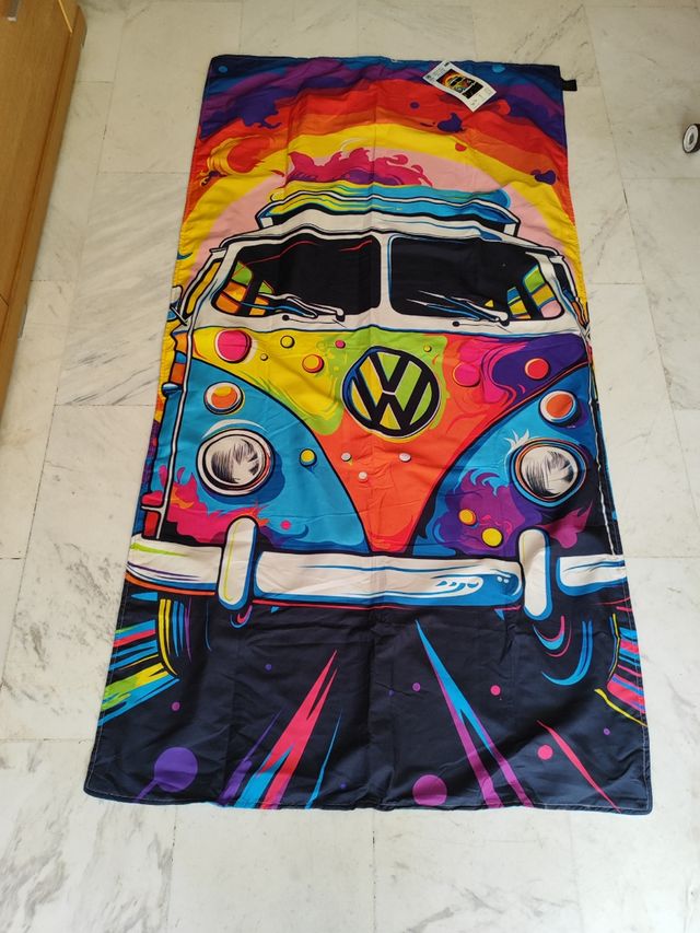 Toalla playa microfibra - VW multicolor