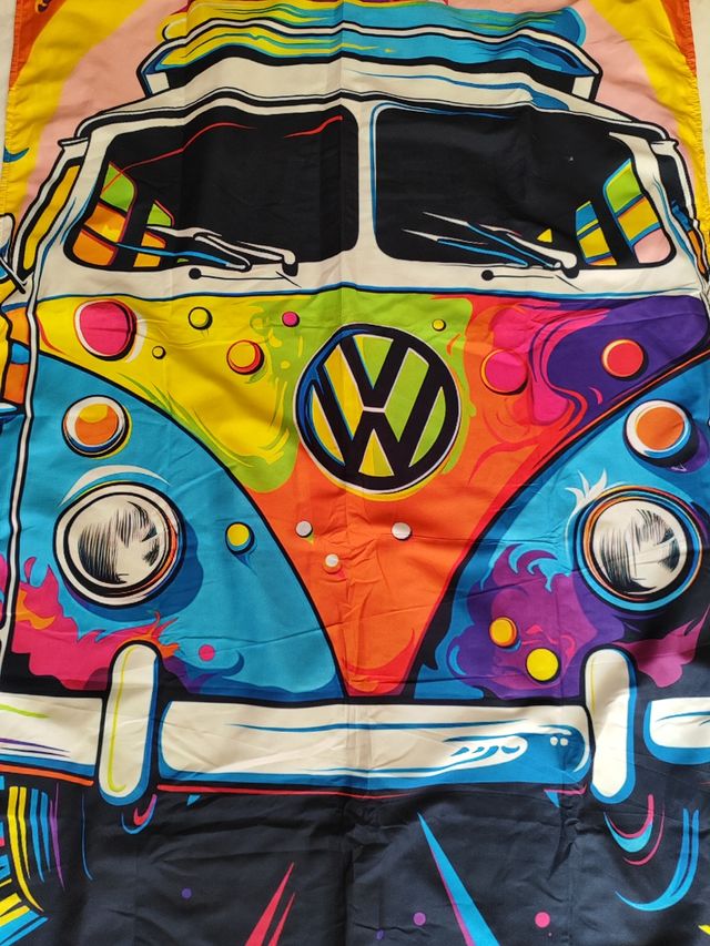 Toalla playa microfibra - VW multicolor