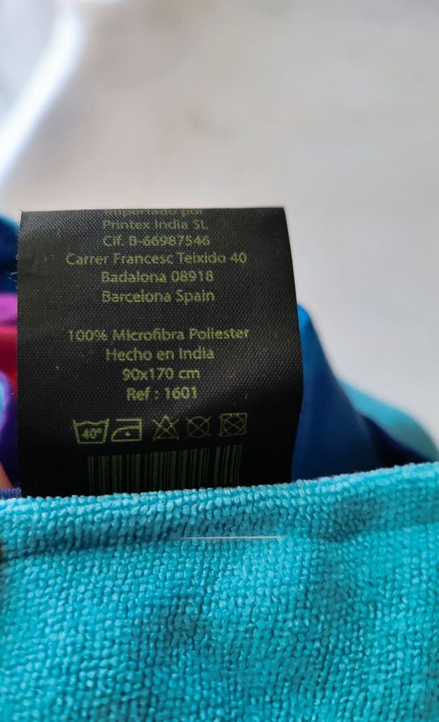 Toalla playa microfibra - VW multicolor