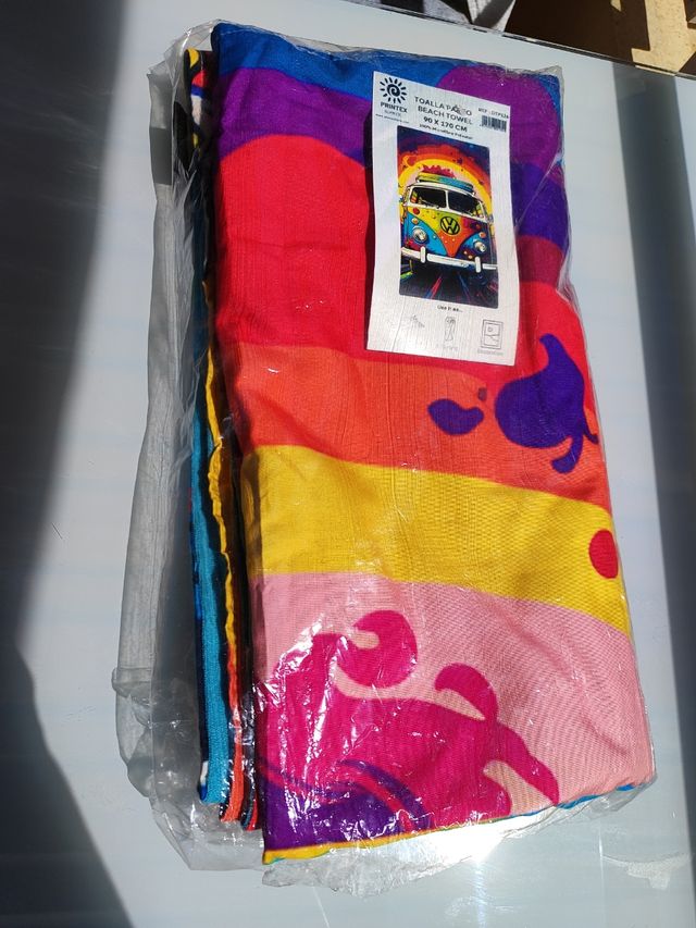 Toalla playa microfibra - VW multicolor
