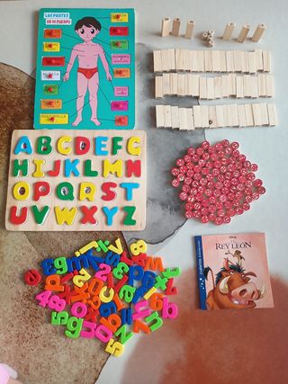 MATERIAL EDUCATIVO LETRAS Y NÚMEROS