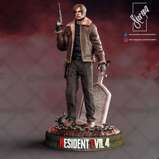 Leon Kennedy figura del videojuego Resident Evil 2