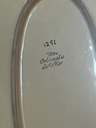 Vassoio Ceramica Vintage Anni '70