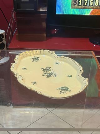 Vassoio Ceramica Vintage Anni '70