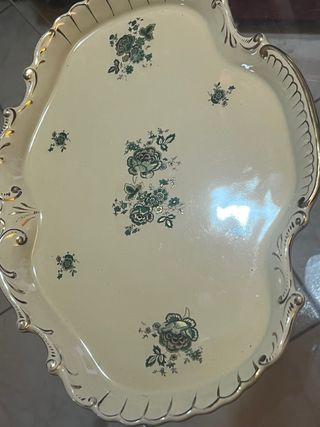 Vassoio Ceramica Vintage Anni '70