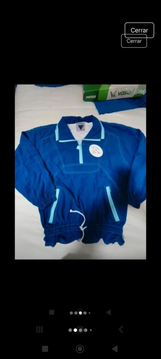 Chándal Vasari azul vintage unisex