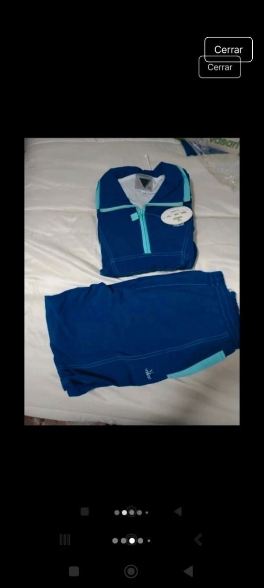 Chándal Vasari azul vintage unisex