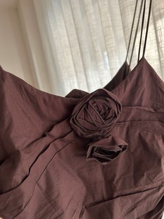 Top marrón Zara - Tirantes