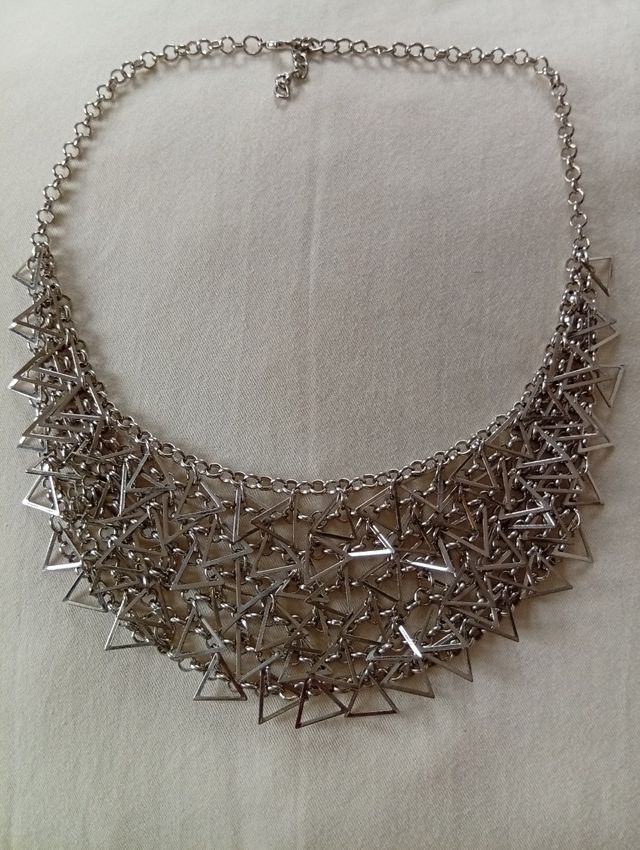 Collana Argento Triangoli