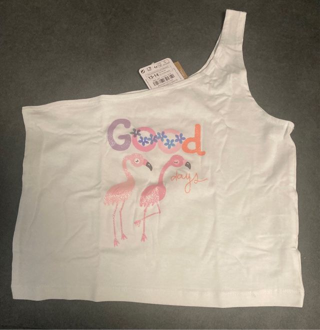 Conjunto niña: Dos top de sfera y shorts de C&A